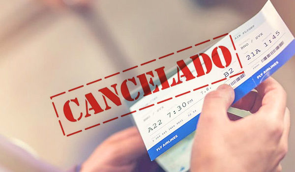 cancelamento de passagens