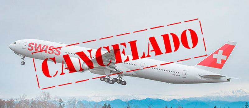 voo cancelado swiss