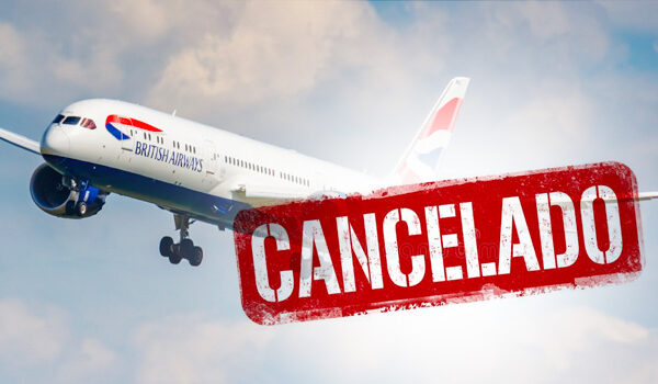 voo cancelado Britsh Airways