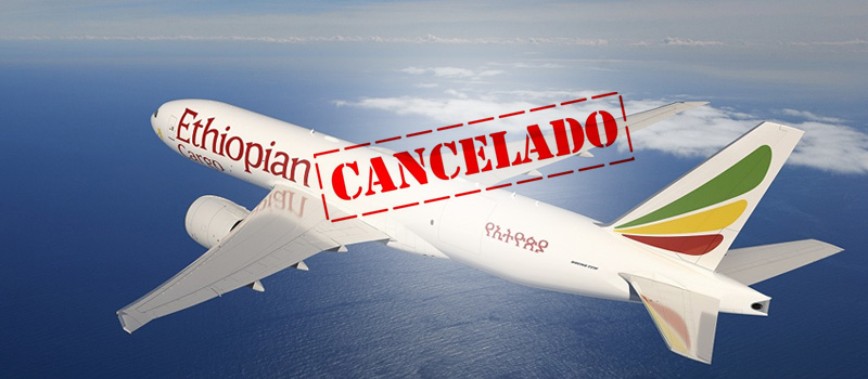 voo cancelado Ethiopian Airlines
